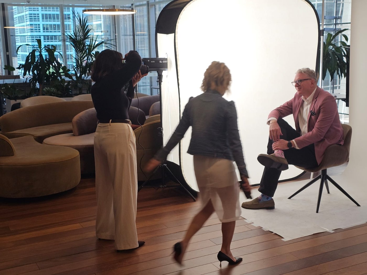Behind the scenes of a JD Dean photoshoot